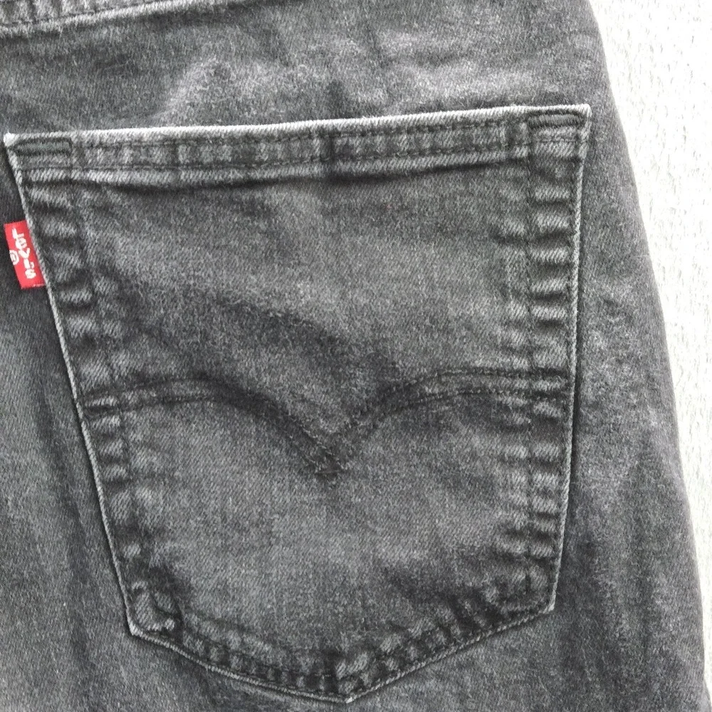 Levi's 514 Men‎ Jeans 32X32 Black Denim Straight Fit 28